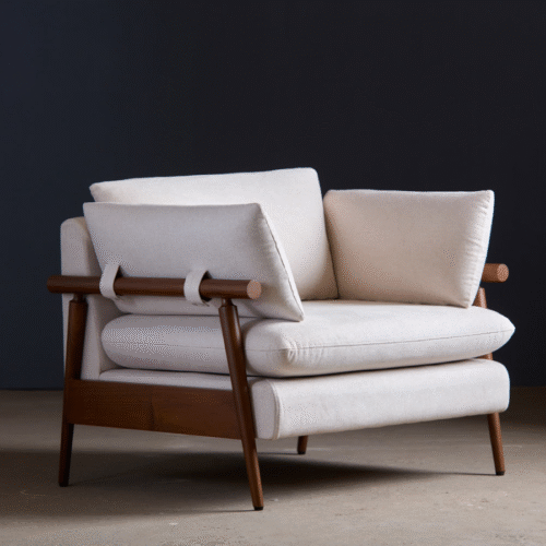 Alabaster Elegance Armchair