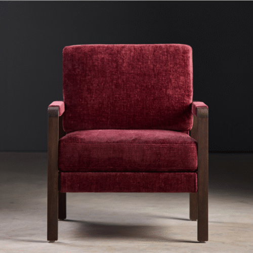 The Maroon Muse Chair